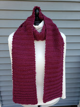 Load image into Gallery viewer, Extra Long Chunky Winter Scarf - Winter Berry