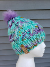 Load image into Gallery viewer, Ascendio Beanie - Teal and Purple - Various Sizes