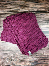 Load image into Gallery viewer, Extra Long Chunky Winter Scarf - Winter Berry