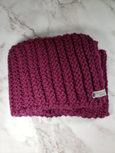Load image into Gallery viewer, Extra Long Chunky Winter Scarf - Winter Berry