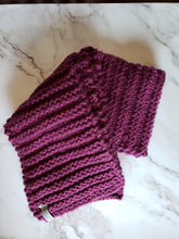 Load image into Gallery viewer, Extra Long Chunky Winter Scarf - Winter Berry