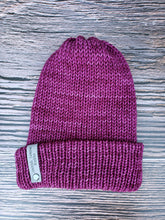 Load image into Gallery viewer, Double Brim Beanie - Magenta - Medium