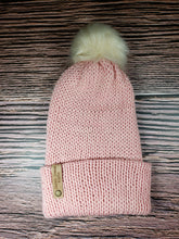 Load image into Gallery viewer, Double Brim Beanie - Alpaca - Pink - Large