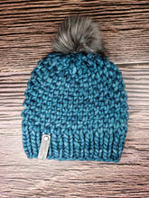 Load image into Gallery viewer, Madison Beanie - Teal - Medium