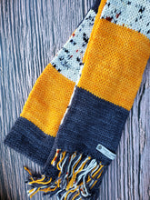 Load image into Gallery viewer, Winter Scarf - Halloween Blocks