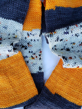 Load image into Gallery viewer, Winter Scarf - Halloween Blocks