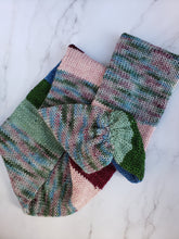 Load image into Gallery viewer, Infinity Scarf - Multicolor Blocks and Stripes