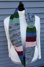 Load image into Gallery viewer, Infinity Scarf - Multicolor Blocks and Stripes
