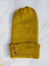 Load image into Gallery viewer, Double Brim Beanie - Yellow Ochre - Various Sizes
