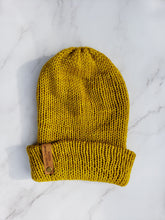 Load image into Gallery viewer, Double Brim Beanie - Yellow Ochre - Various Sizes
