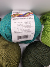 Load image into Gallery viewer, Cascade Yarns 220 Superwash DK yarn bundle - 9 skeins of various colors
