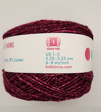 Load image into Gallery viewer, Knitcircus Sparkle Sleigh Ride gradient cake - Fingering weight, 100 grams
