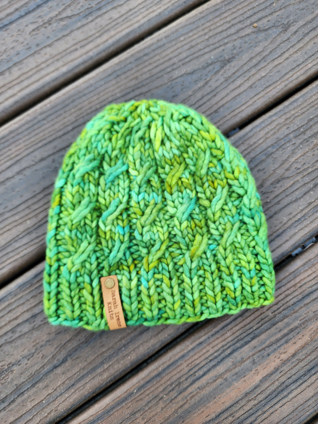 Ascendio Beanie - Green Shades - Large