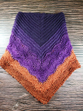 Load image into Gallery viewer, Clairmore Cowl - Purple and Orange Gradient
