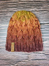 Load image into Gallery viewer, Ascendio Beanie - Brown to Yellow Green Gradient - Large
