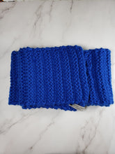 Load image into Gallery viewer, Chunky Winter Scarf - Bright Blue
