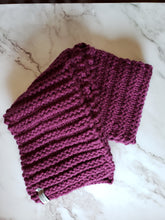 Load image into Gallery viewer, Extra Long Chunky Winter Scarf - Winter Berry
