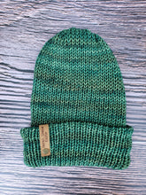 Load image into Gallery viewer, Double Brim Beanie - Shades of Green - Large
