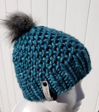 Load image into Gallery viewer, Madison Beanie - Teal - Medium
