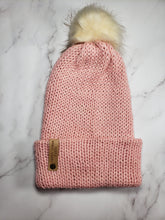 Load image into Gallery viewer, Double Brim Beanie - Alpaca - Pink - Large

