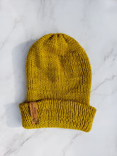 Load image into Gallery viewer, Double Brim Beanie - Yellow Ochre - Various Sizes
