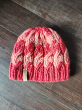 Load image into Gallery viewer, Ascendio Beanie - Reddish and Pink Stripe - Large
