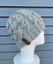 Load image into Gallery viewer, Ascendio Beanie - Light Gray - Alpaca - X-Large
