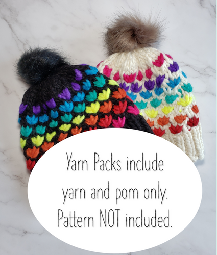 Yarn packs include yarn and pom only. Pattern not included.